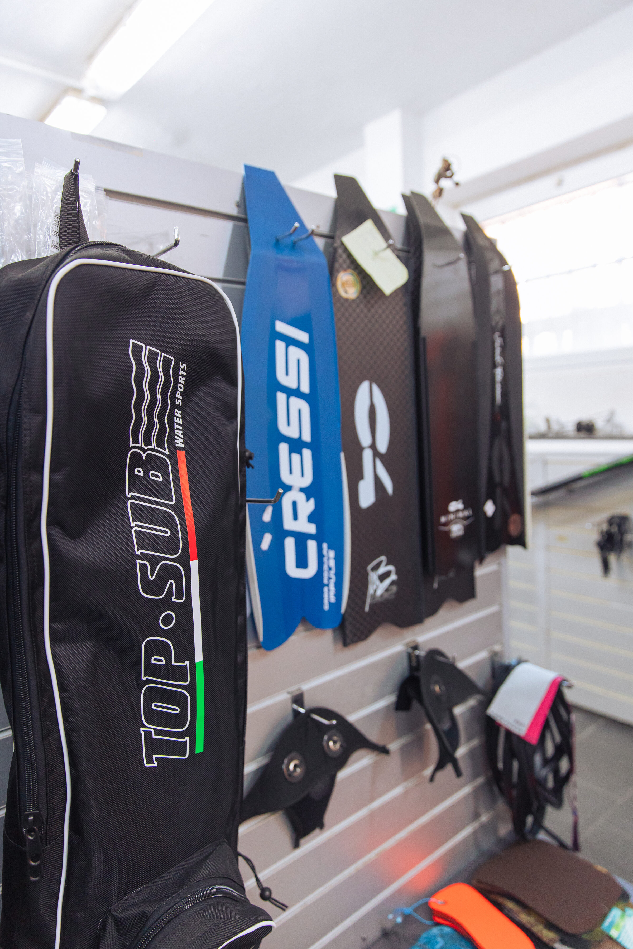 Brand identity Topsub su prodotto