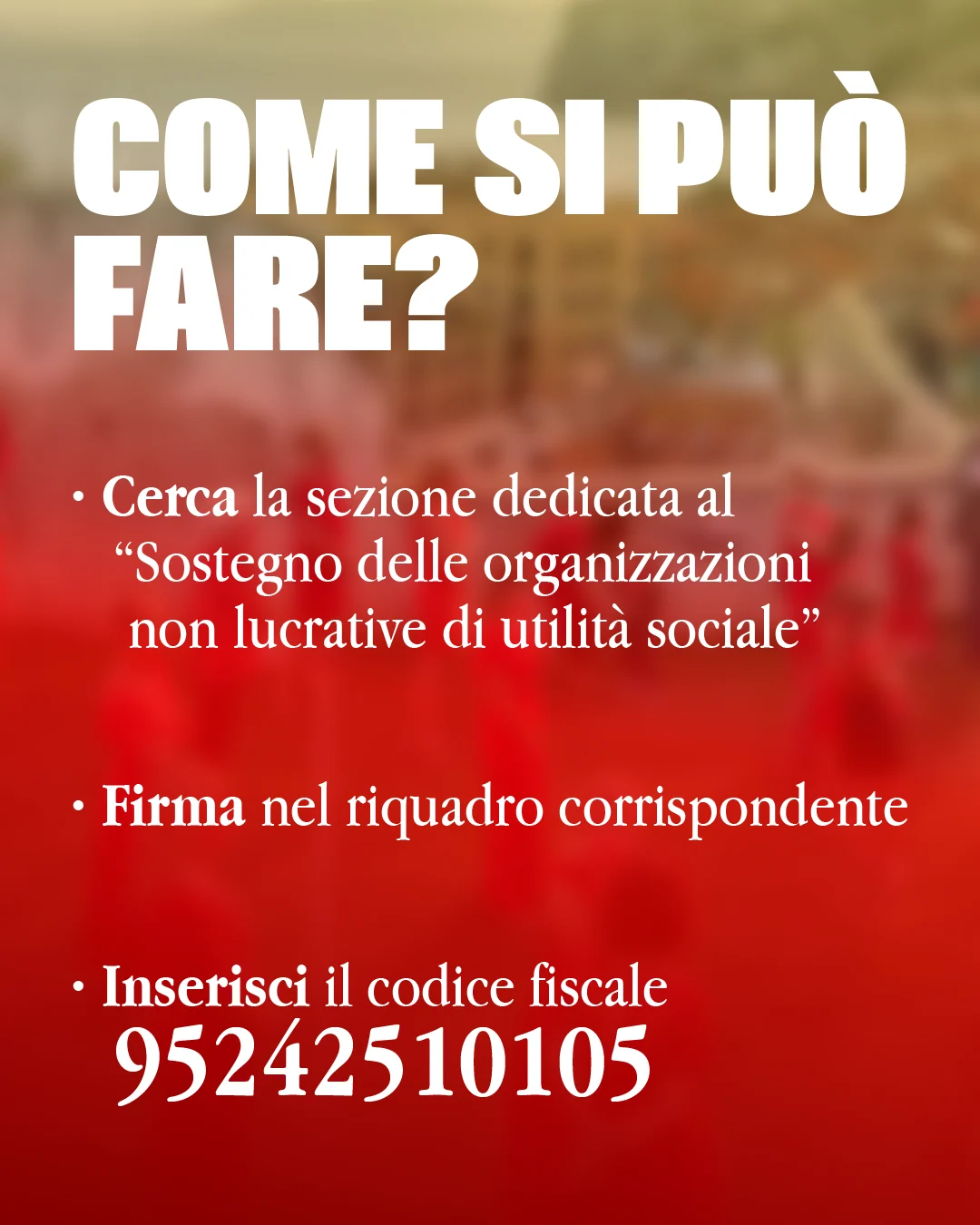 100 donne vestite di rosso — come si fa