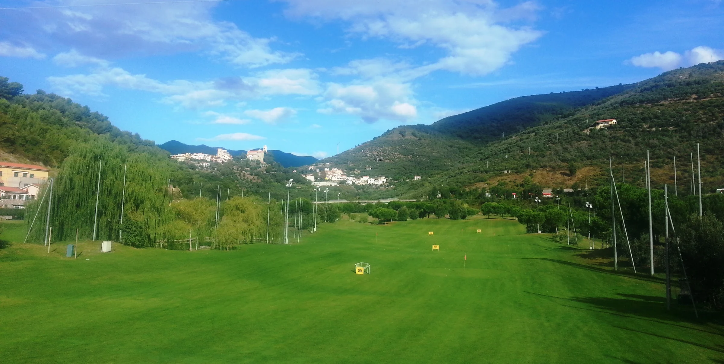 Federgolf Liguria — il circolo al tramonto