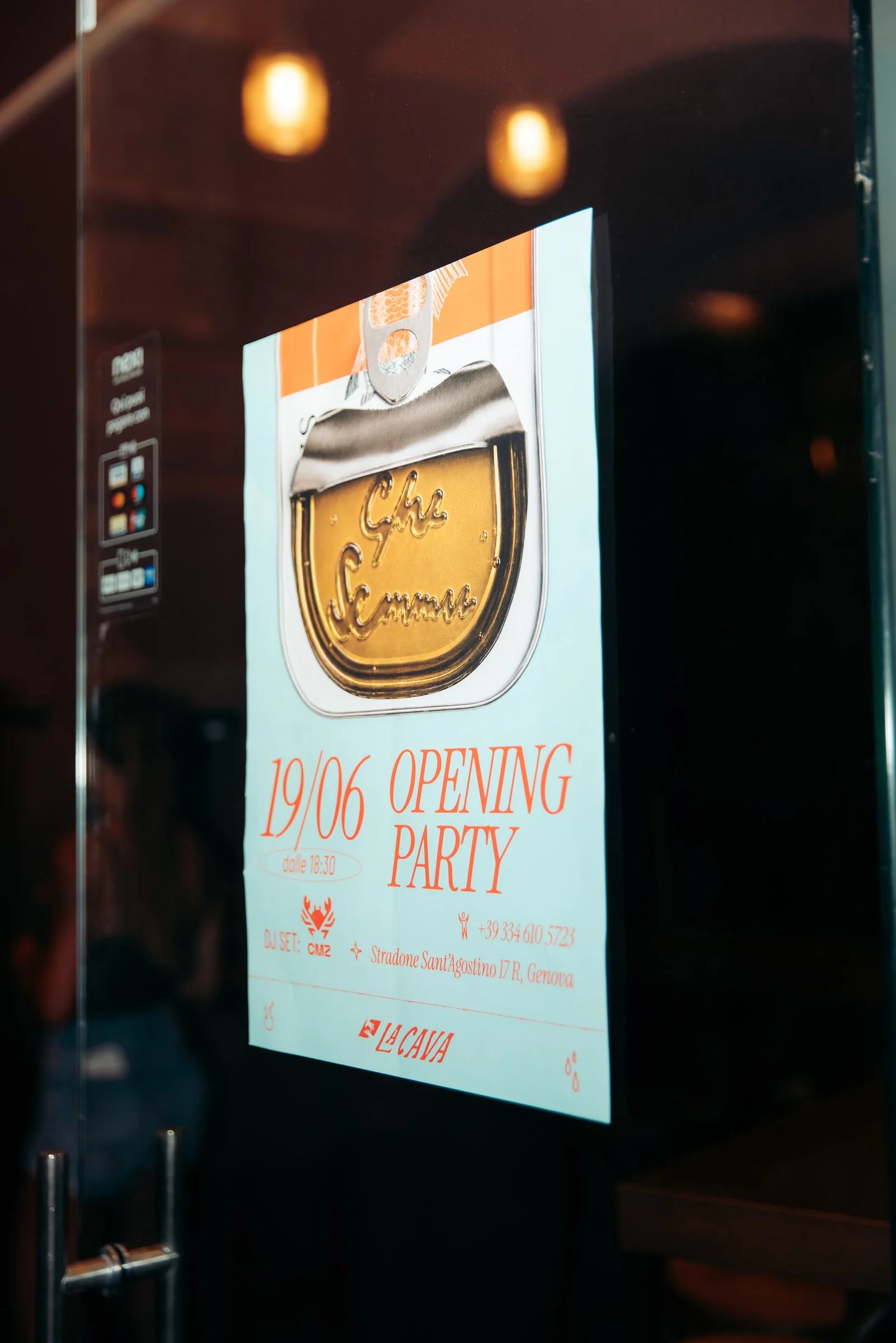 La Cava — la locandina dell&rsquo;opening party