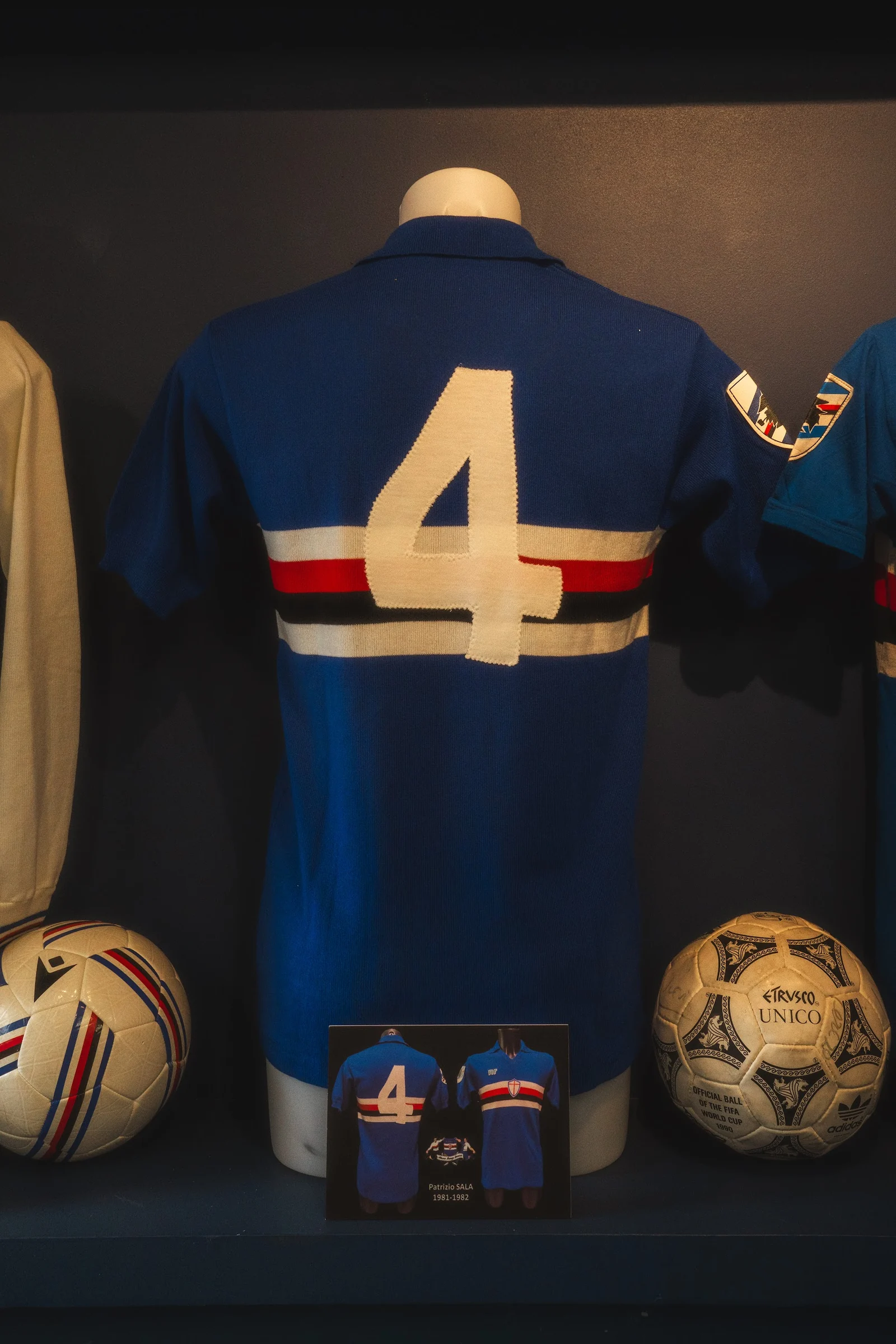 Museo Samp Doria — il tabellone del Totocalcio