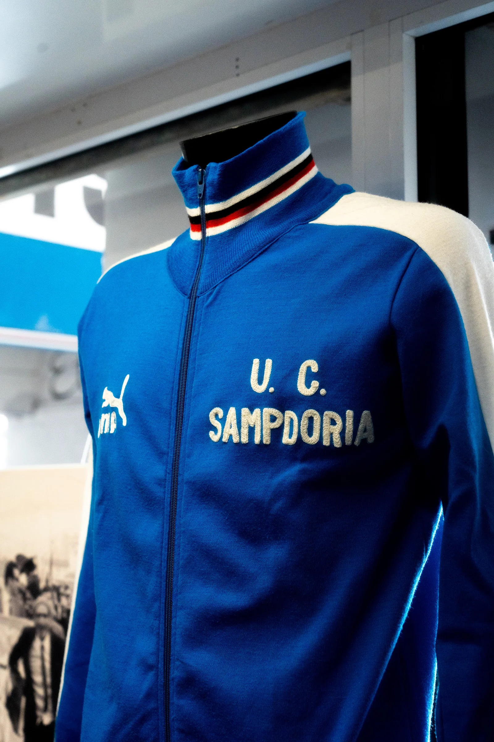 Museo Samp Doria — la giacca U.C. Sampdoria