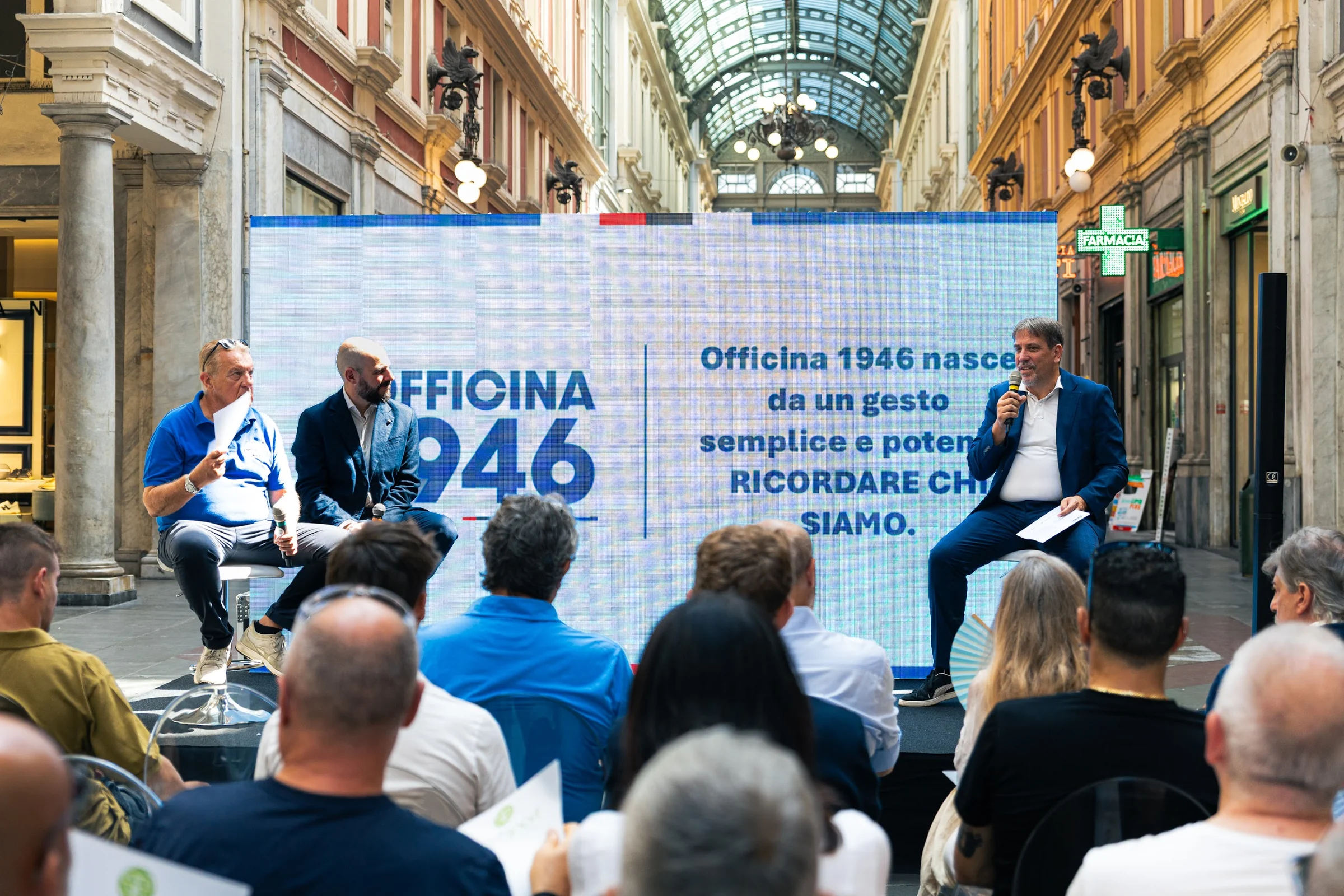 Officina 1946 — il pubblico della presentazione