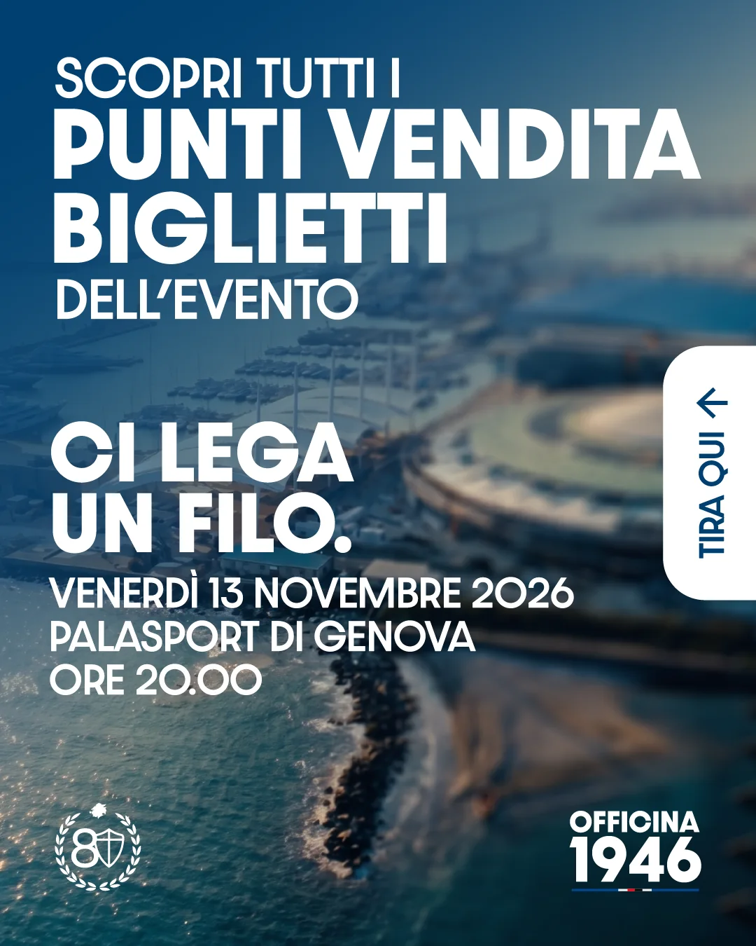 Officina 1946 — locandina dei punti vendita