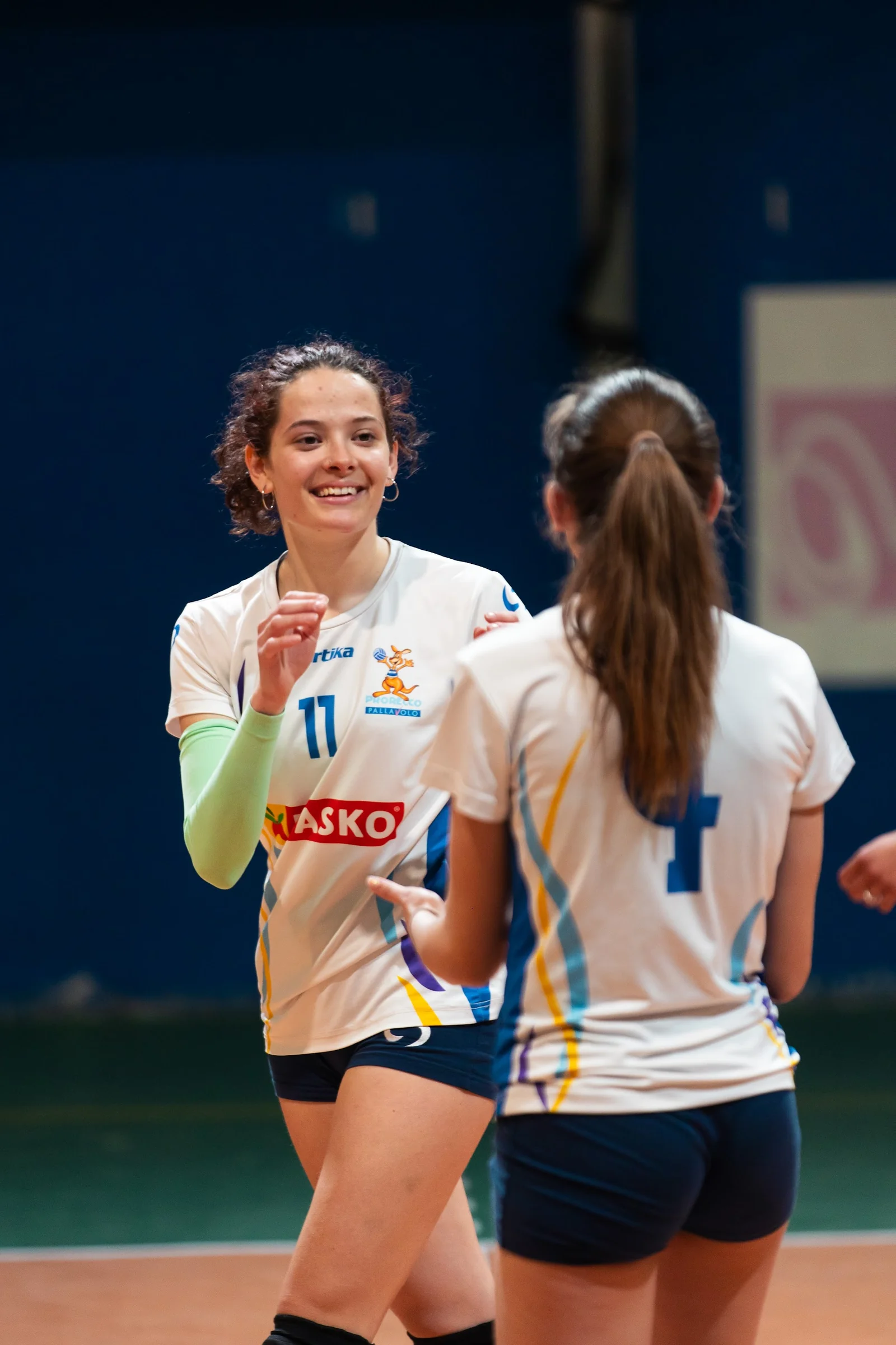 Pro Recco Pallavolo — sorrisi tra un punto e l’altro