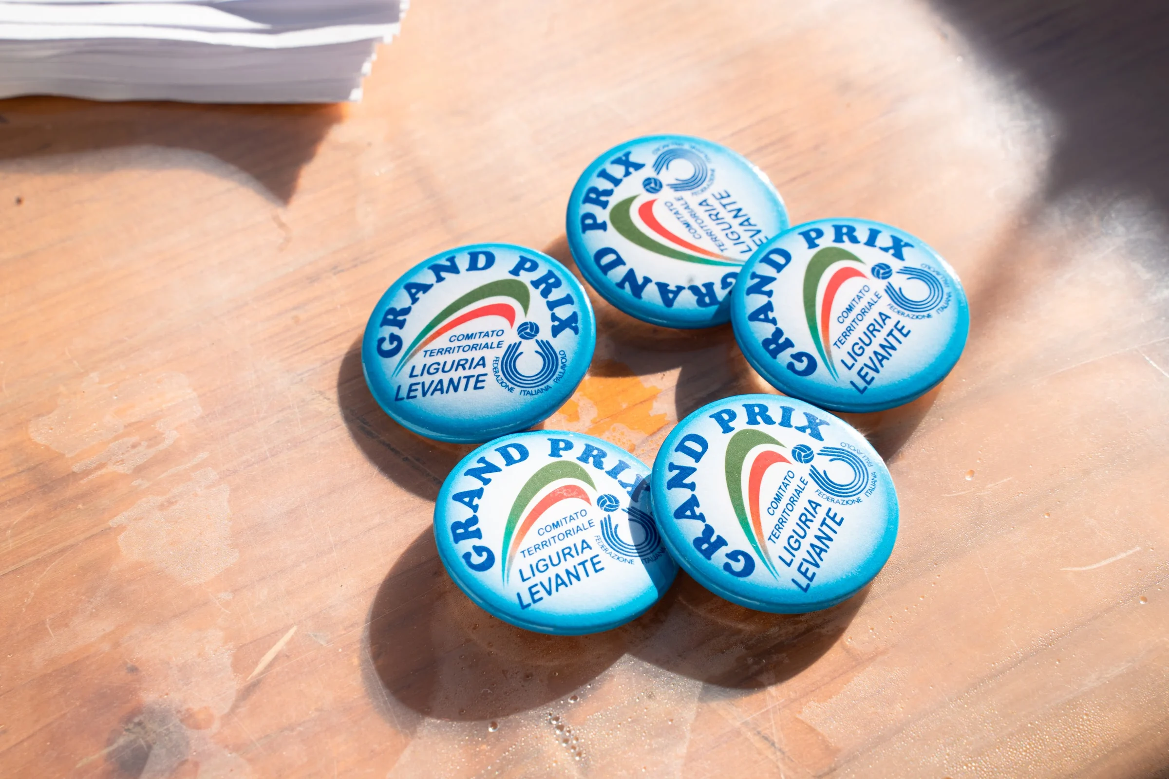 Pro Recco Pallavolo — le spille del Grand Prix Liguria Levante