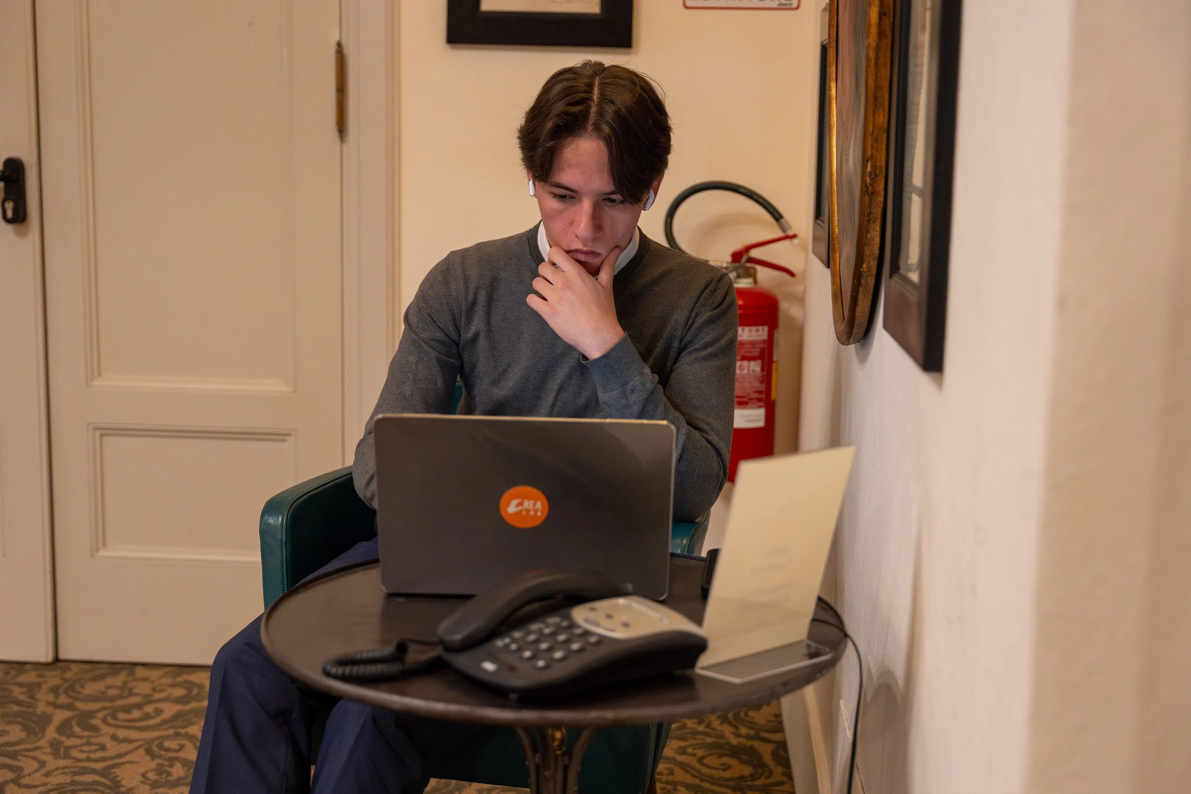 Il team Crea Studio al lavoro