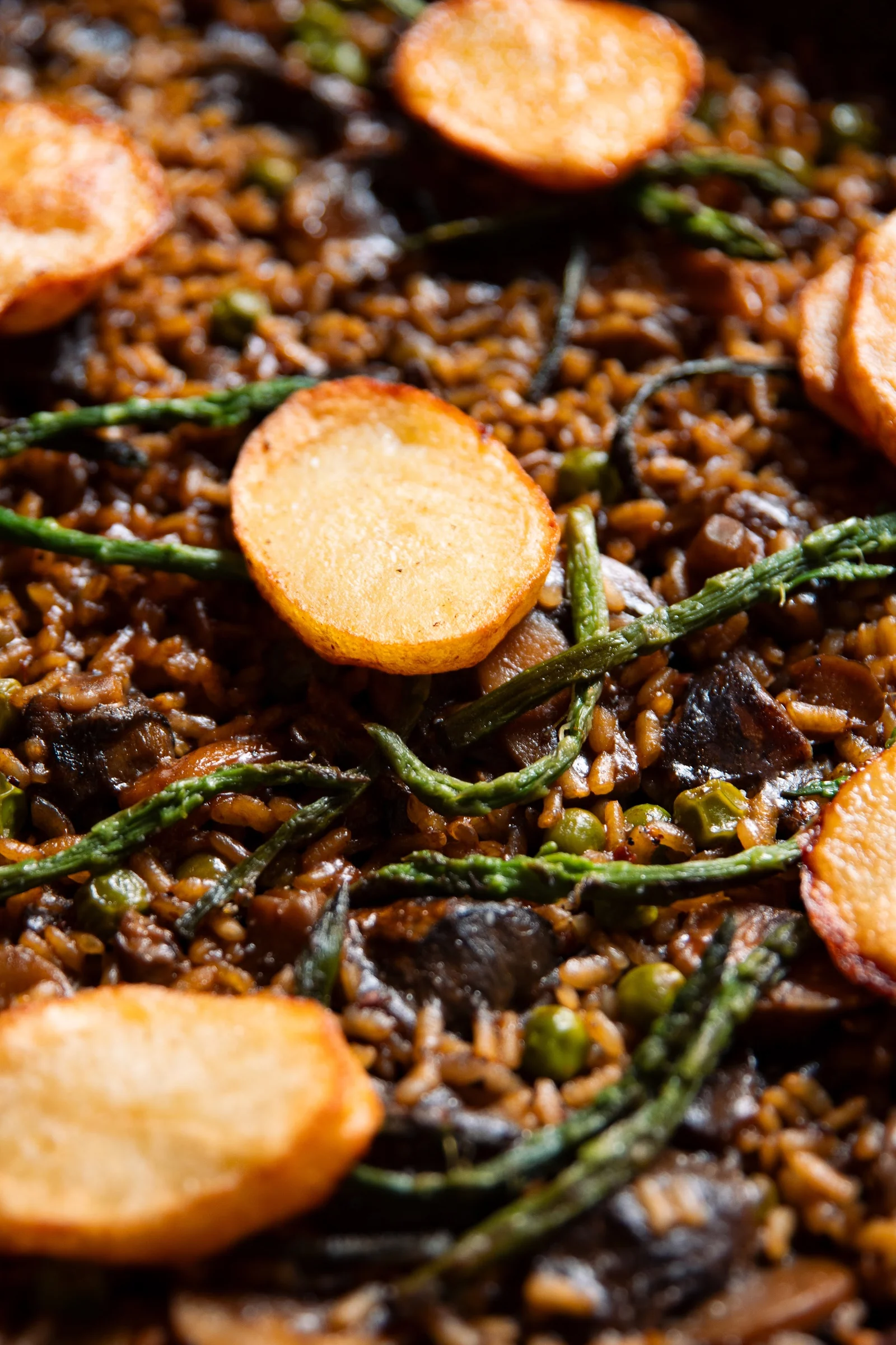 Tabarca Iberica — arroz con capesante e asparagi di mare