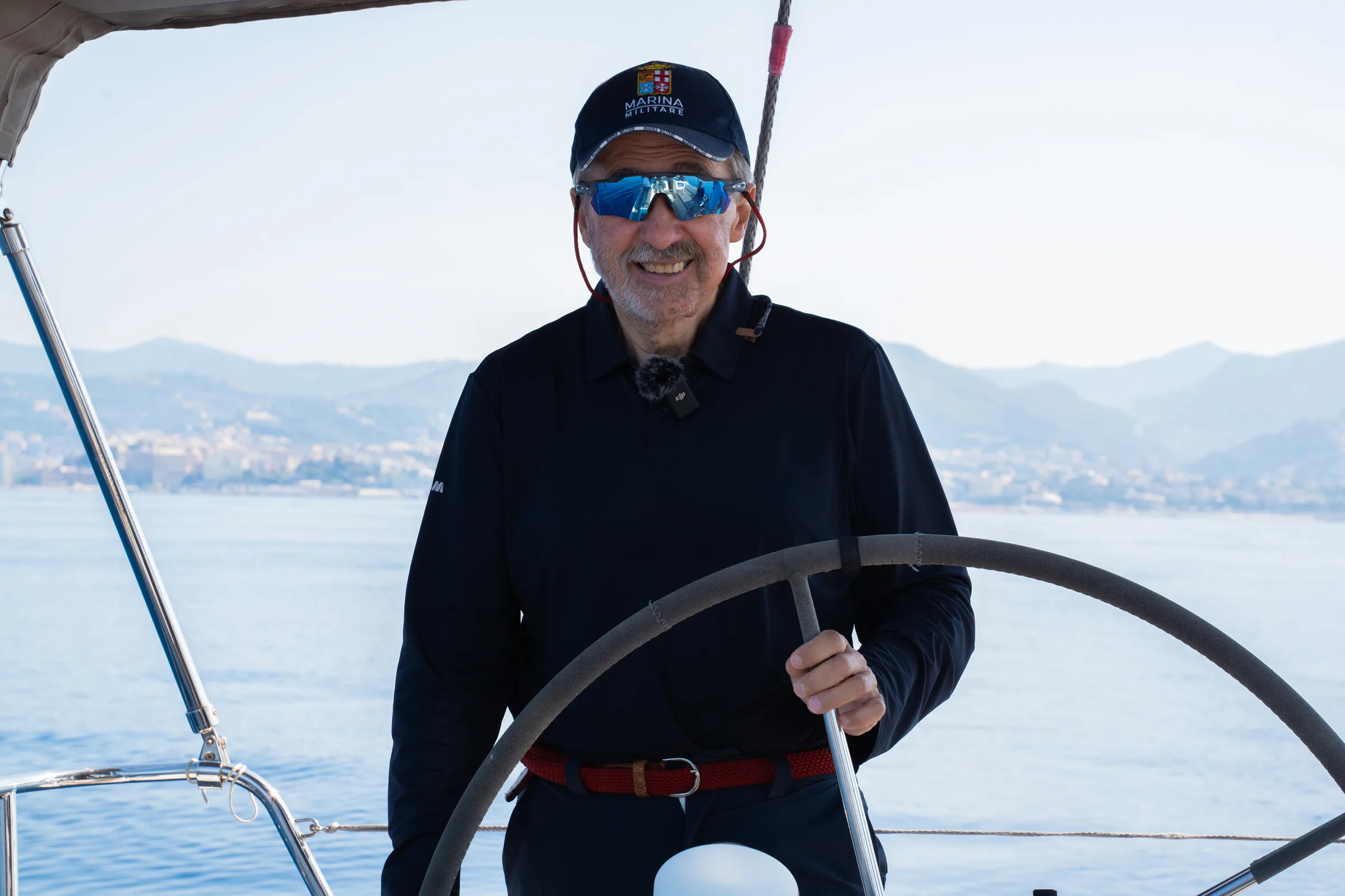 Telenord — Marco Bucci al timone della barca a vela