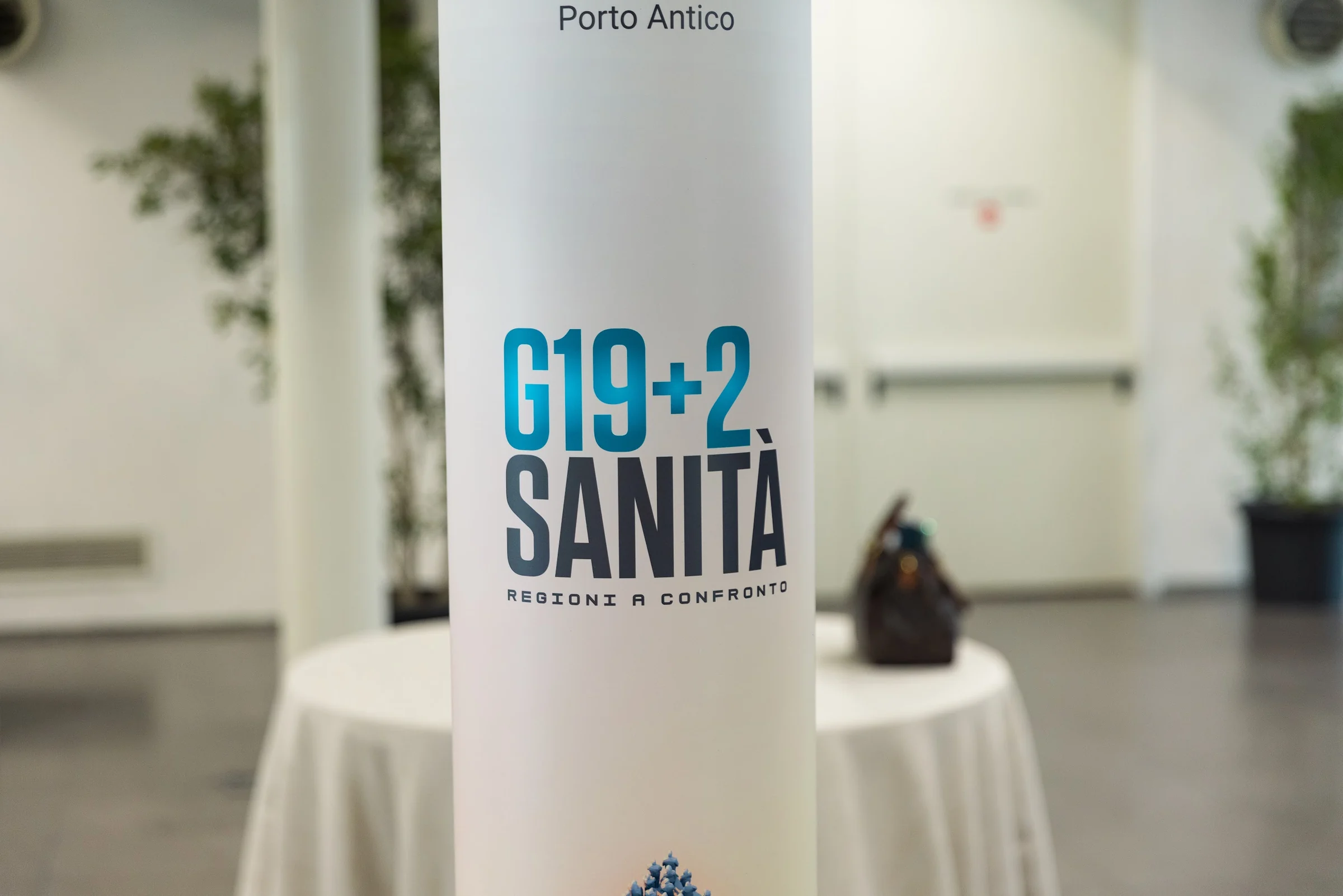 Telenord — G19+2 Sanità, il totem del forum al Porto Antico